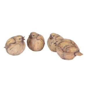   of 4 Songbird Decorative Round Table Top Figurines 6 Home & Kitchen