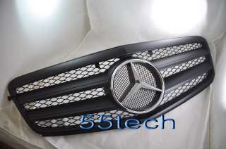   W212 Mercedes E Class E350 E550 Grill grille Matt Black ( chrome star