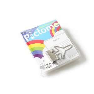  Sun Star Pictome W Binder Paper Clip   Airplane   Pack of 