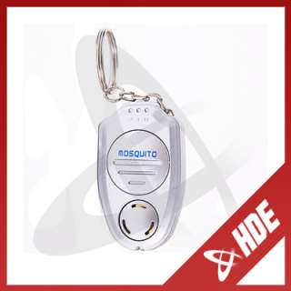 New Ultrasonic Mosquito Repeller Pest Bug Repellent Insect Keychain 
