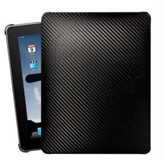 Carbon Fiber Style Leather Case Cover for iPad 1st Gen  
