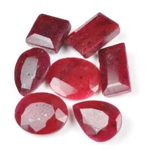   Fantastic Ruby Mixed Shape Loose Gemstone Lot Aura Gemstones Jewelry