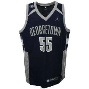  Georgetown Hoyas Nike Navy Replica Basketball Jersey 