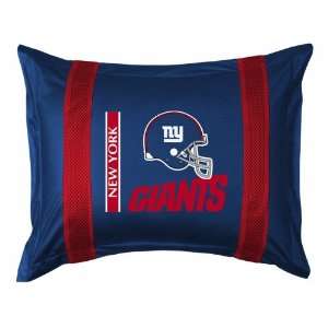    NFL New York Giants Sidelines Pillow Sham