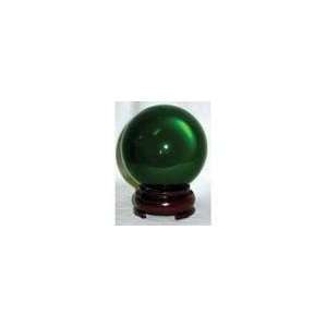  Green Crystal Gazing Ball 50mm Patio, Lawn & Garden