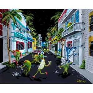  Michael Godard   Fantasy Fest Canvas Giclee: Home 