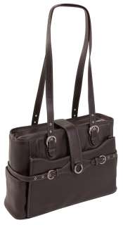   FRATTI LADIES ITALIAN LEATHER LAPTOP TOTE BAG   VERNAZZA COLLECTION