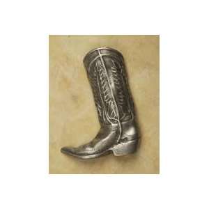   Black w/ Steel Wash Boot Pull, Large, Facing Left 082 