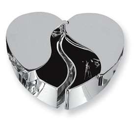 New Silver plated Hinged Heart Metal Jewelry Box Gift  