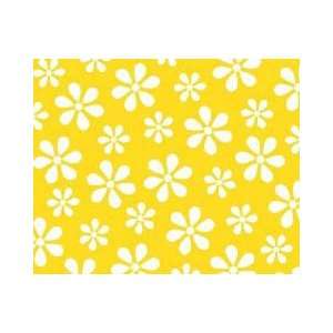 SheetWorld Fitted Pack N Play (Graco) Sheet   Primary Yellow Floral 
