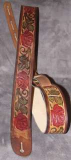   is for a custom made, Genuine SOLID, top grain, leather Guitar Strap