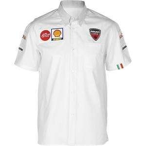  Precisport Ducati Team Crew Shirt   X Large/White 