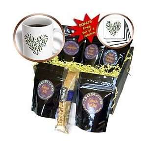 Beverly Turner Heart Design   Green Leaf Heart   Coffee Gift Baskets 
