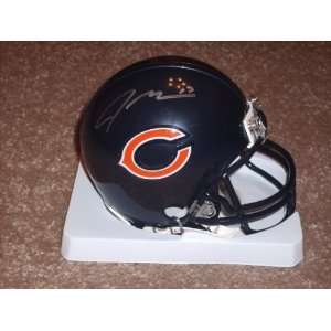  Johnny Knox Autographed Chicago Bears Mini Helmet 
