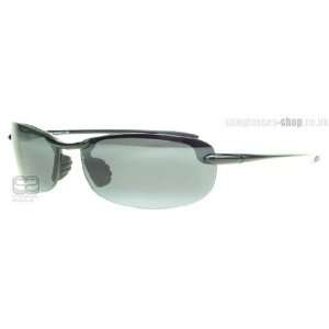 Maui Jim Sunglasses MAKAHA Sunglasses, Grey Lens, Black, 1 pr