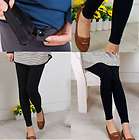 KR30L New Maternity Clothes Cotton Leggings Tight Pants BLACK