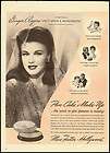 1943 Max Factor Pan Cake Makeup Judy Garland Ad  