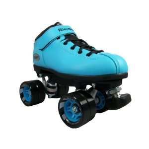 Riedell Dart Light Ice Blue Quad Speed Skates   Light Ice Blue Boots 
