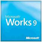 Brand New Microsoft Works 9 (9.0) Works with Windows XP, Vista, and 