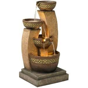  Three Bowl Cascading Fountain