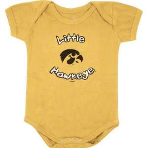  Iowa Hawkeyes Newborn / Infant Gold Lil Pup Creeper 