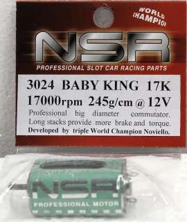   RPM HIGH PERFORMANCE BABY KING MOTOR NEW 1/32 SLOT CAR PARTS  