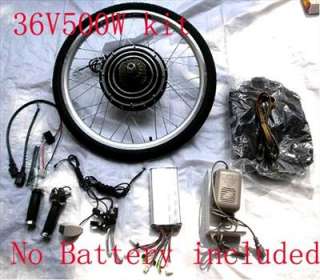 36V 500W electric bike bicycle motor conversion kit 26  