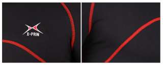 Compression Tight Skin Pants Shirts Shorts Black / Red  