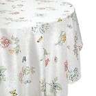 LENOX BUTTERFLY MEADOW TABLECLOTH ROUND 70, NEW