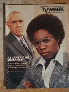   Robards Calvin Levels ATLANTA CHILD MURDERS TV Week guide Feb 10 1985