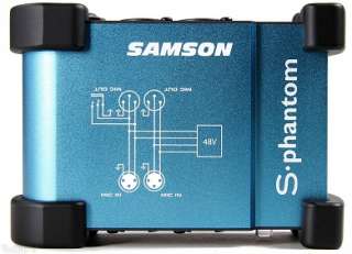 Samson S Phantom 2 Channel Phantom Power Supply  