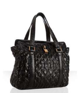 Marc Jacobs black quilted leather Leon small tote   up to 70 