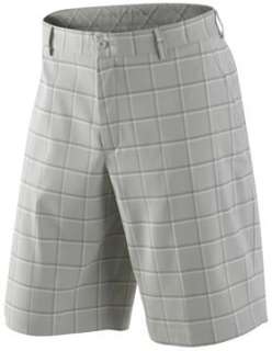 2011 Nike Golf Plaid Mens Golf Shorts II Granite Color 398615 061 