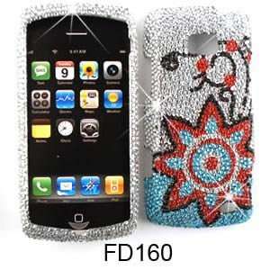 CELL PHONE CASE COVER FOR LG ALLY APEX AXIS VS740 RHINESTONES RED BLUE 
