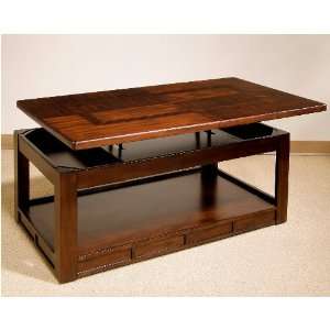  Lift top Table by Somerton   Burgundy (415 15)