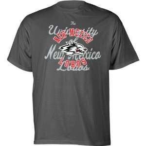  New Mexico Lobos Tucker T Shirt (Charcoal) Sports 