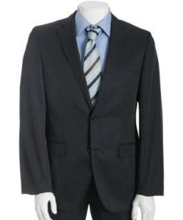 style #213409000 dark blue wool blend The Jam / Sharp 2 button suit 