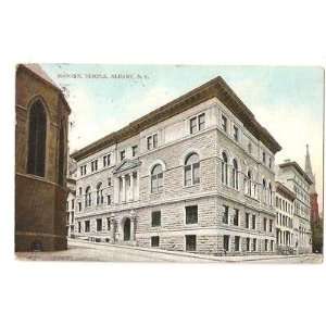  Postcard Masonic Temple Albany New York 1908 Everything 