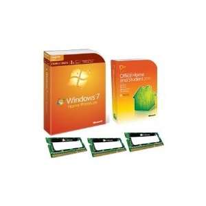    Windows 7 Home, Memory and Office Home Student Electronics