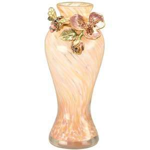  Jay Strongwater Dogwood & Bee Mini Vase