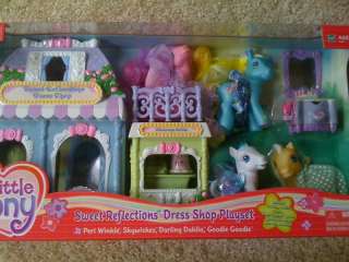 2004 My Little Pony SWEET REFLECTIONS Playset 4 Ponies  