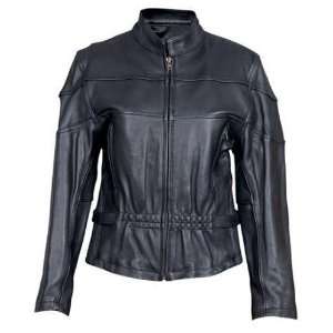 Ladies Premium Buffalo Leather MOTORCYCLE JACKET full sleeve ZIPOUT 