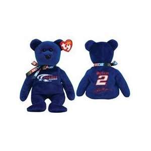    Ty Beanie Babies Nascar 8 Kurt Busch #2 Bear: Toys & Games
