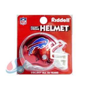 Buffalo Bills Chrome Pocket Pro NFL Helmet  Sports 