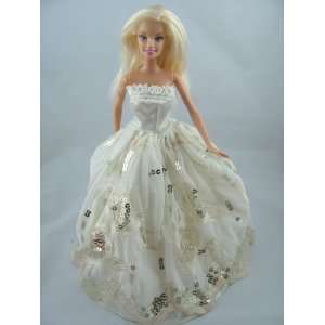  Barbie Doll Dress Fits 11.5 Barbie Dolls (No Doll): Toys 