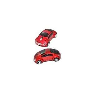  Car Shaped USB 2.0 Optical Mouse (Red) for Toshiba laptop 