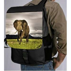 Elephant in Safari Back Pack   School Bag Bag   Laptop Bag  Book Bag 