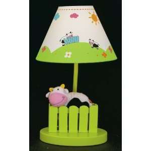  Sue Bee Ginna Nursery Childrens Lamp   Cow