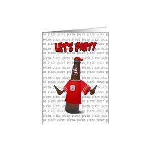  Happy Beer Pizza Party Invitations Card Health & Personal 