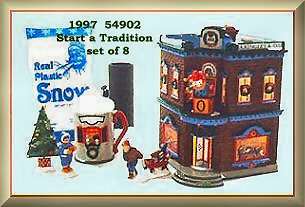 Saturday Morning Downtown Snow Village Start A Tradition Dept. 56 D56 